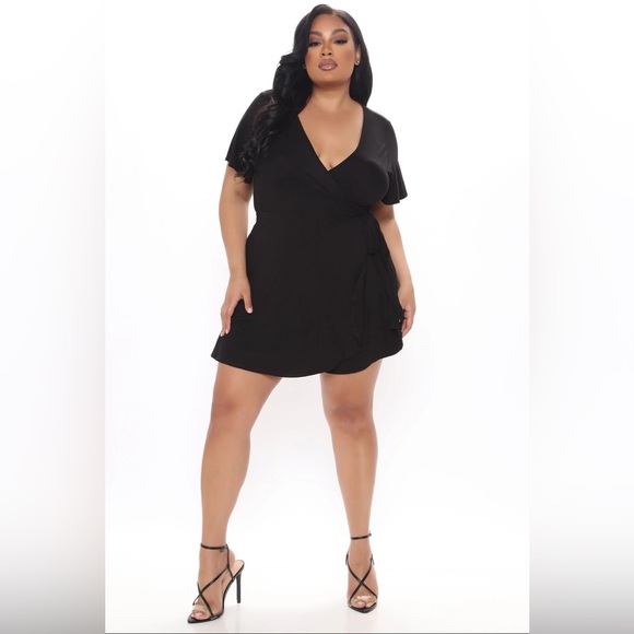 Wrapped Romper - Picture 1 of 3